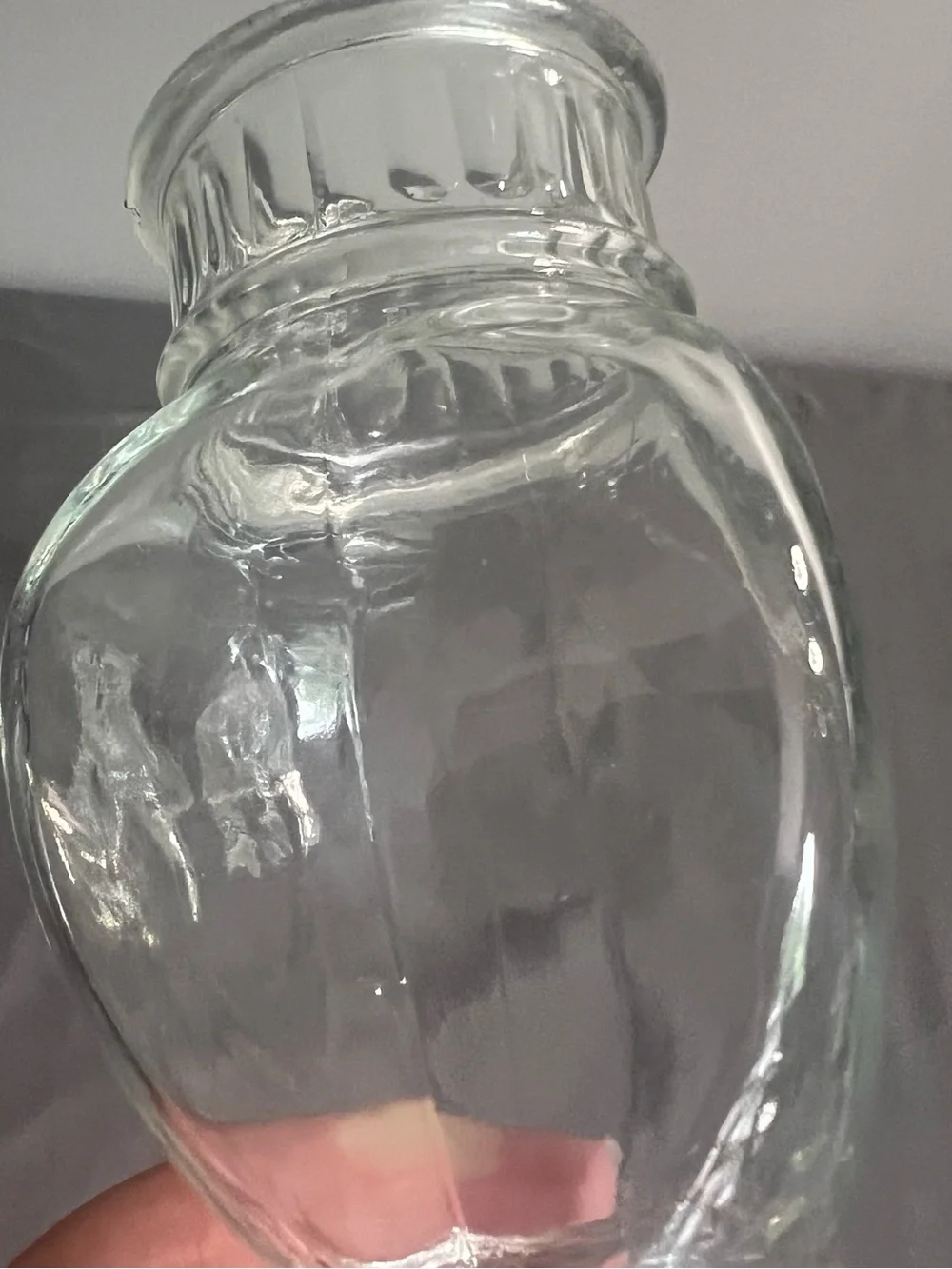VTG Wheaton Apothecary Jar W/ Pointed Spire Lid Candy Dish 9.5”